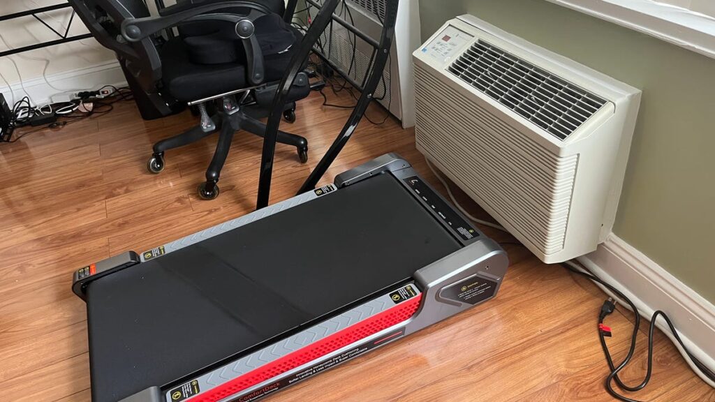 I’m a Mom Beating the Winter Blues and Achieving my Daily Step Count by Using an Under-Desk Treadmill