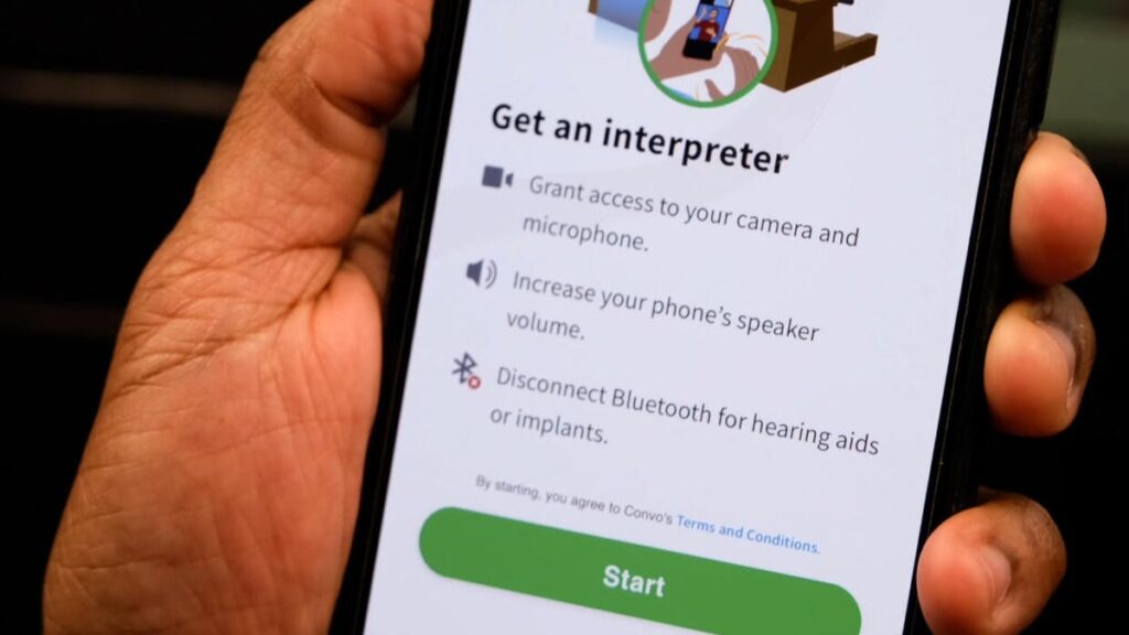 This app is connecting public transit driver to live ast interpreters