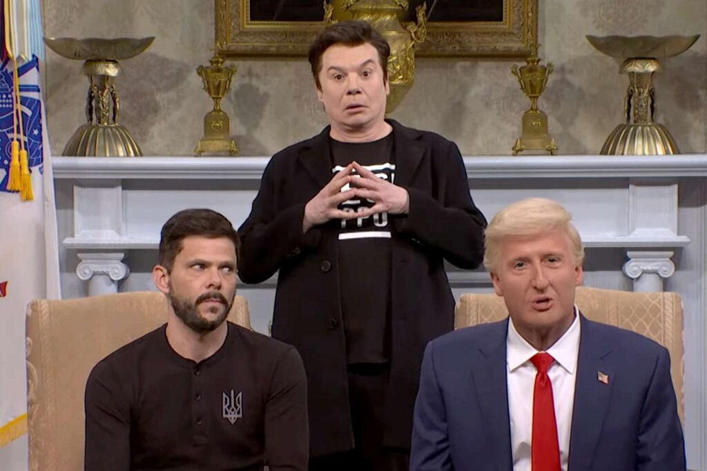 Mike Myers is doing surprising 'SNL' camel as an elon musk, crash trump-ternansky gather