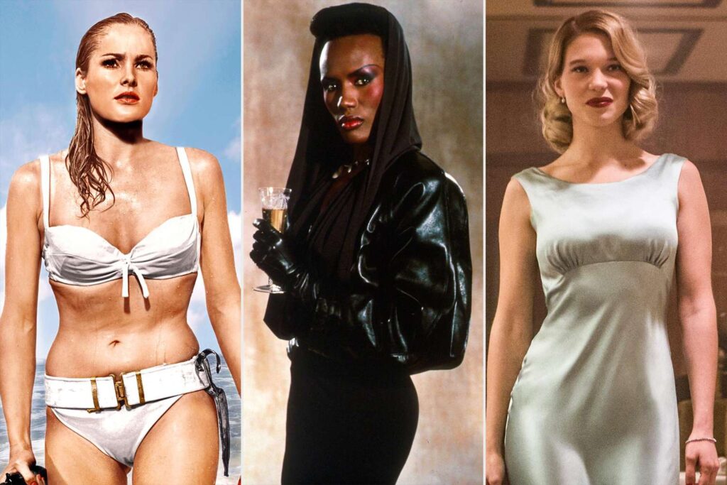 See the most iconic Bond girl fashion looks through the years, from Ursula Andress' famous white bikini to Ana de Armas' high-glam gown